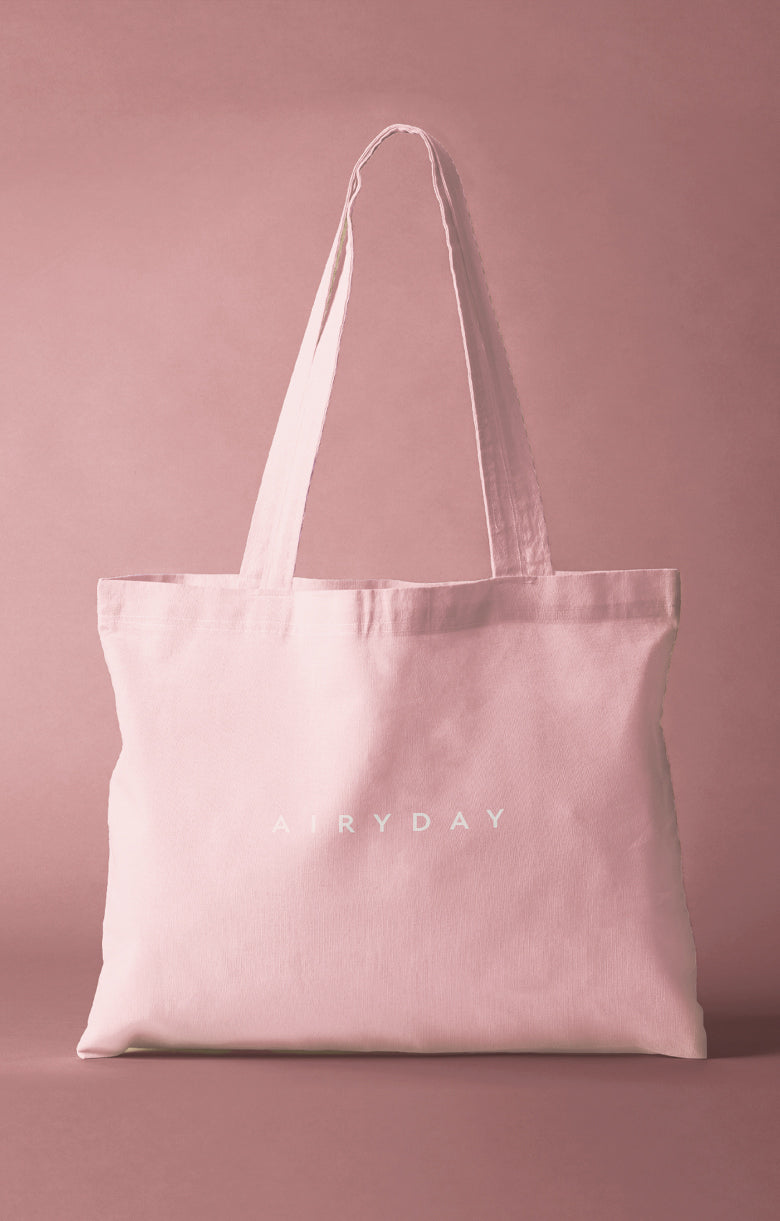 Canvas Tote Bag Pink