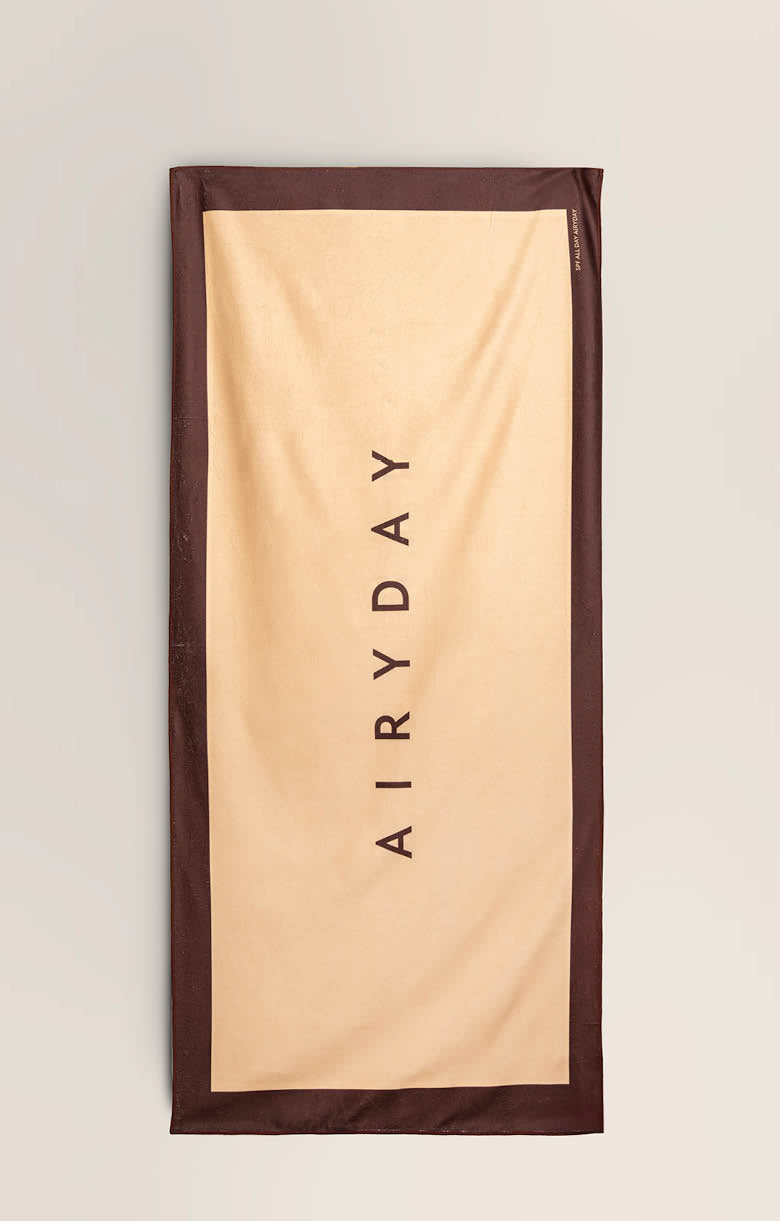 Airy Towel - Buttermilk & Chocolate
