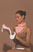 Bright On LED Mask For Face & Neck - Peach