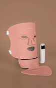 Bright On LED Mask For Face & Neck - Peach
