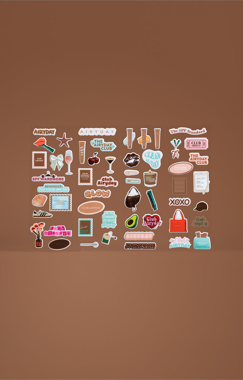 Weekly Planner Bubble Stickers