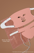 Spare Part - Neck Velcro Strap Pair (LED Face & Neck Mask)